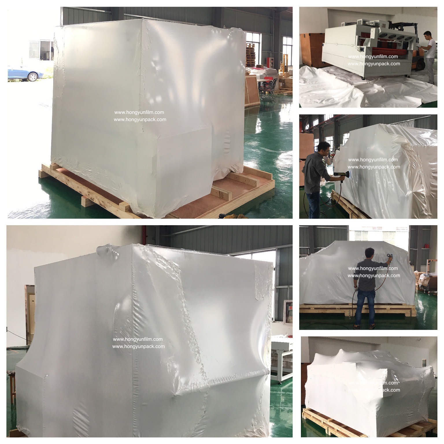 机械外包装材料  PE热收缩膜 乳白收缩膜