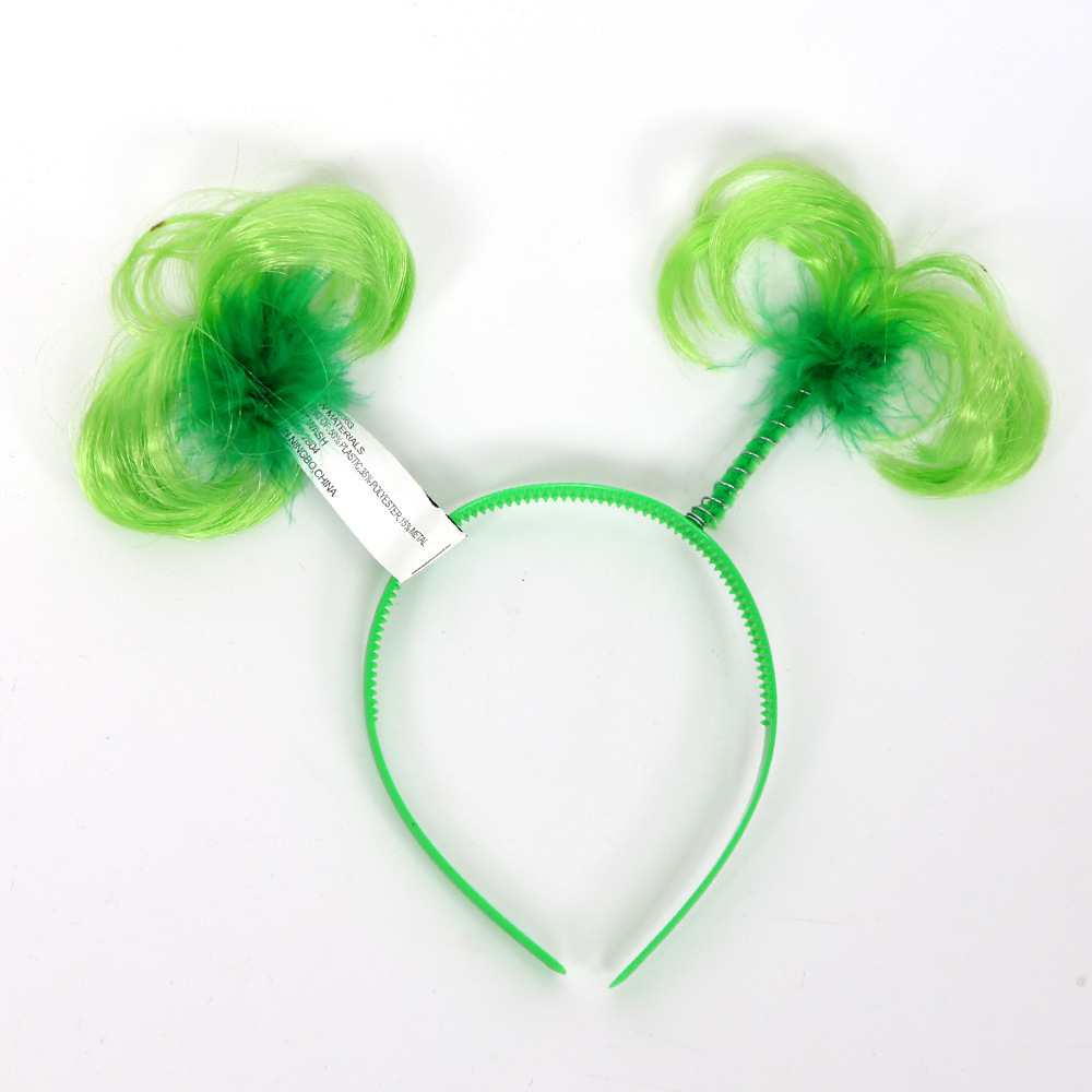 Curling Hair Band de color verde claro