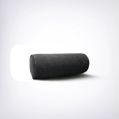 Pillow Memory Foam Cervical – Headrest - alcantara-cylindrical-scientific-neck-pillow-non-porous-model-9002-classic-black