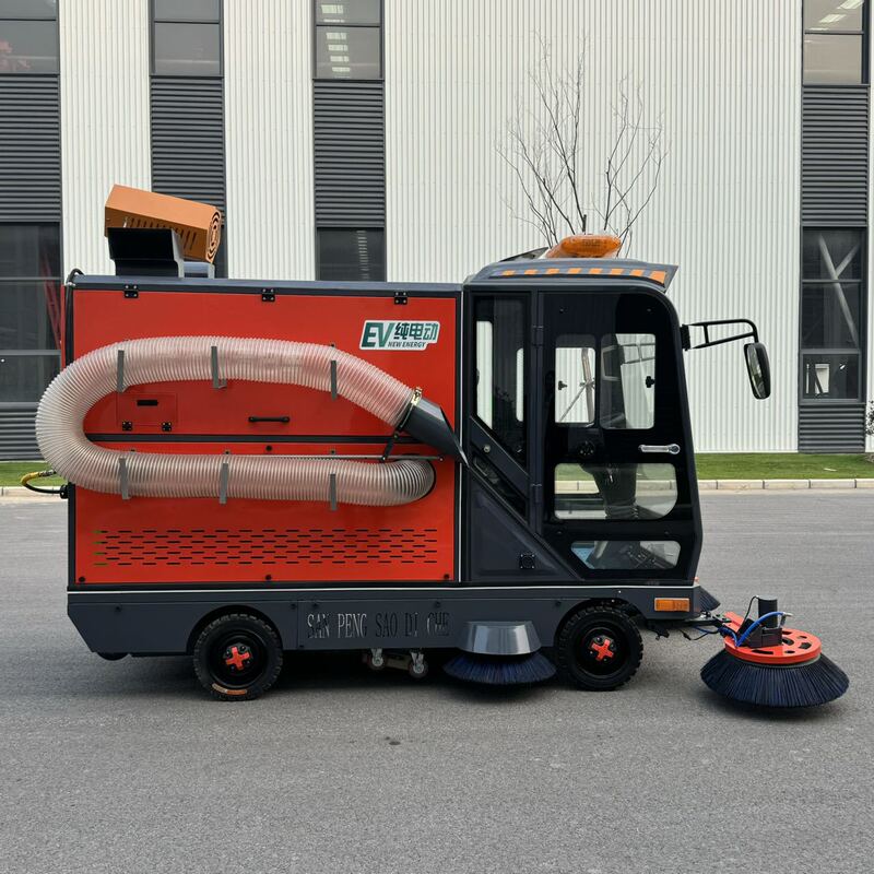 Electric Ride-On Sweeper, Sanitation Cleaning Vehicle, Industrial Floor Scrubber, Sanitation Cleaning Truck, Pure Suction Bucket Sweeper