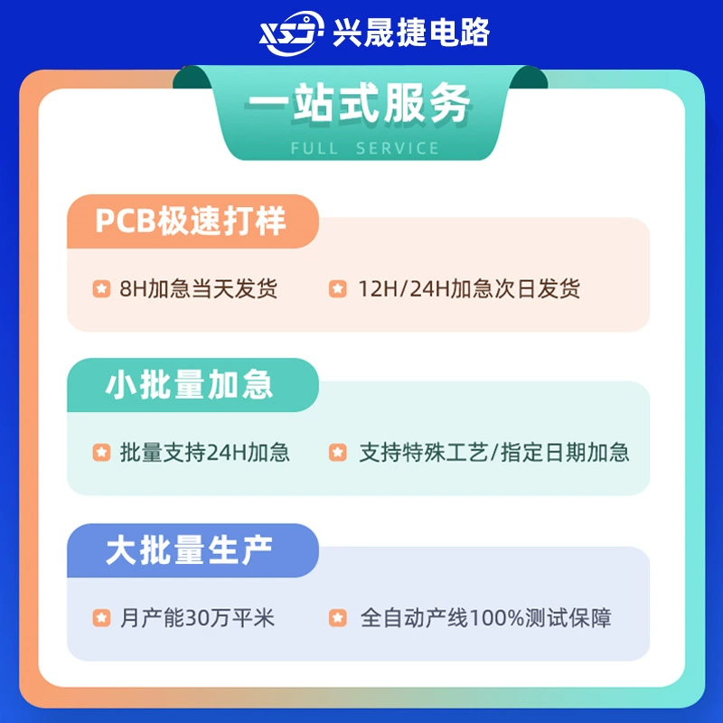 Завод печатных плат Xingsheng Jie, PCB зелёное покрытие, двойная панель и образец, небольшая партия, плата вентилятора, серийное производство
