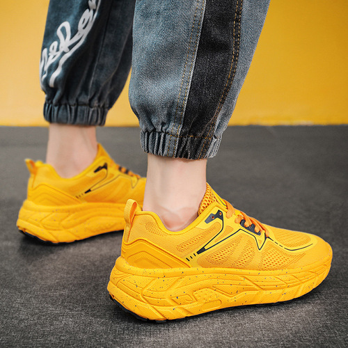  Men's and Women's Cushioning Rebound Live Foreign Trade Marathon Long Running Shoes Shock Absorbing Lightweight Breathable Rope Skipping Sports Shoes
