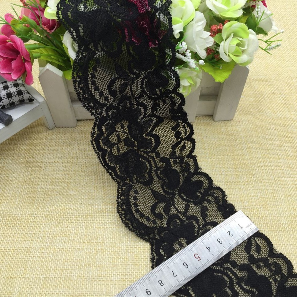 义乌花边辅料花边批发现货花边弹力花边辅弹力花边2136#宽度7.5CM