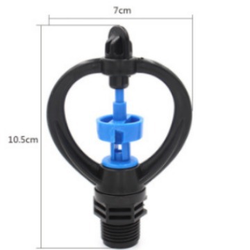4 puntos azul Media Distancia atomización boquilla redonda turbina impulsor boquilla jardín Greening riego agrícola rociadores