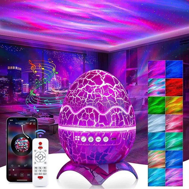 Dinosaur, starry sky, music lamp, night light, (Cross-border trading), bluetooth