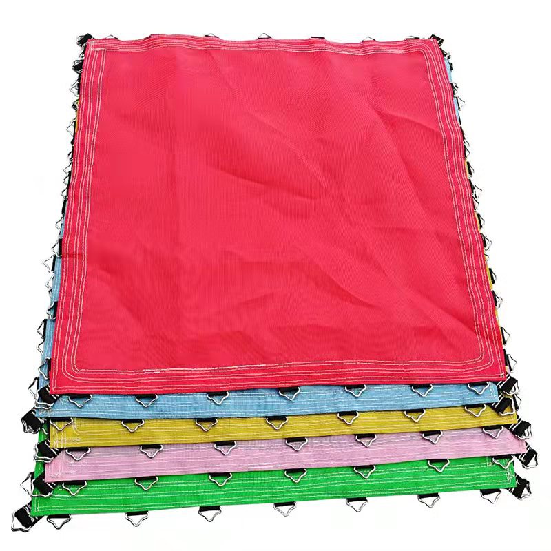 Children's Trampoline Bungee Net Fabric Adult Trampoline Outdoor Mesh Trampoline Elastic Fabric with Rings Safety Elastic Rope