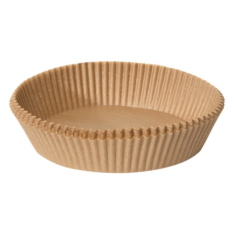 Круглый бумажный поддон для сковороды, маслостойкий и антипригарный, подходит для коммерческого и домашнего использования, для выпечки, специальная бумага для аэрогриля.