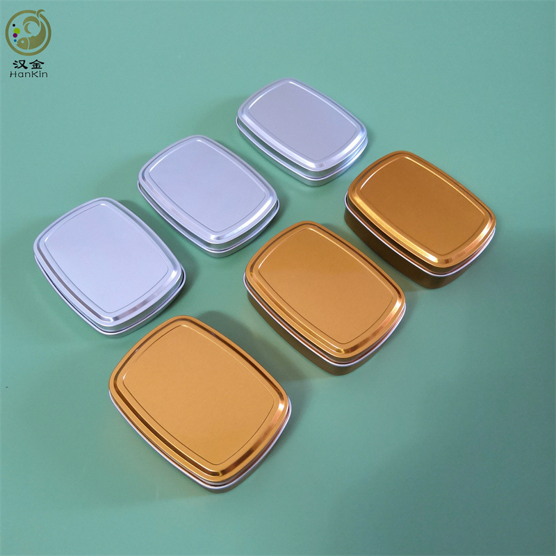 马口铁方形肥皂铝盒 80克装马油护手霜防冻滋润皲裂膏铁盒 收纳包