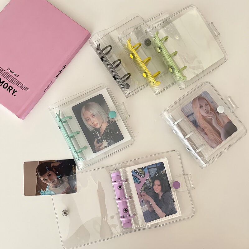 Factory Direct Sale A8 Card Album Notebook 3inch Cover DIY Storage Bag Colorful Idol Album Polaroid Photo Album Factory Direct Sale A8 Card Album Notebook 3inch Cover DIY Storage Bag Colorful Idol Album Polaroid Photo Album