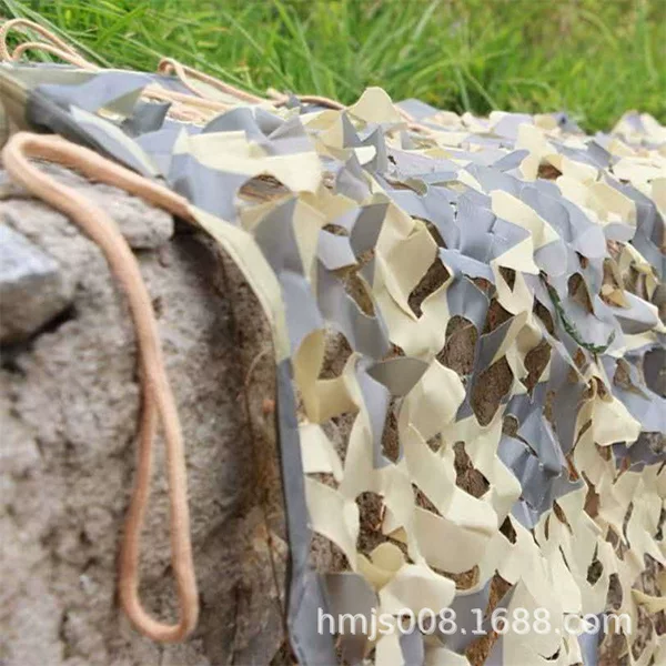 In-stock simulated jungle camouflage netting for anti-aerial photography, themed fence decoration, military training camouflage sunshade net wholesale