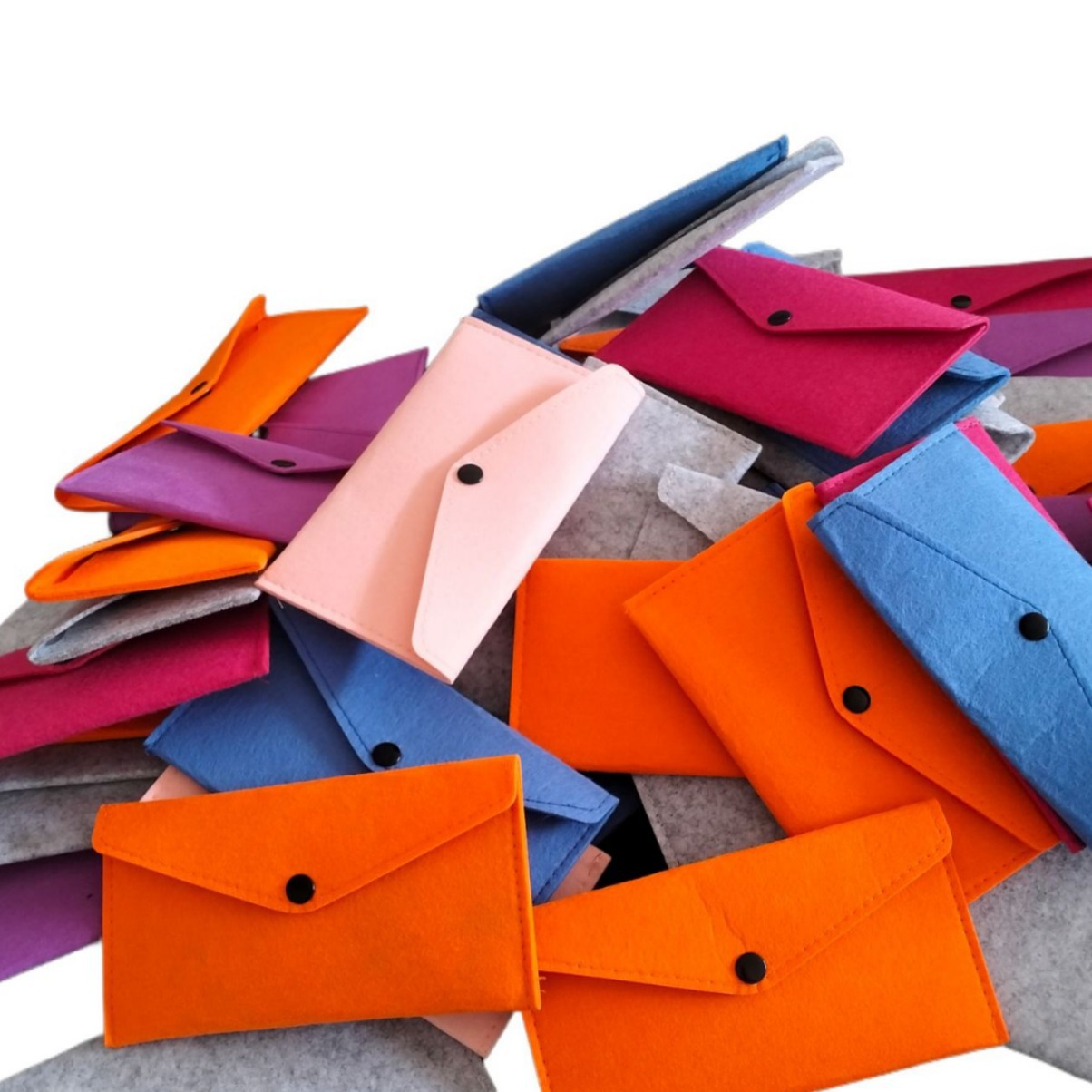 毛毡手机包毛毡手机壳包装袋毛毡绒布 手机袋广告礼品毛毡袋