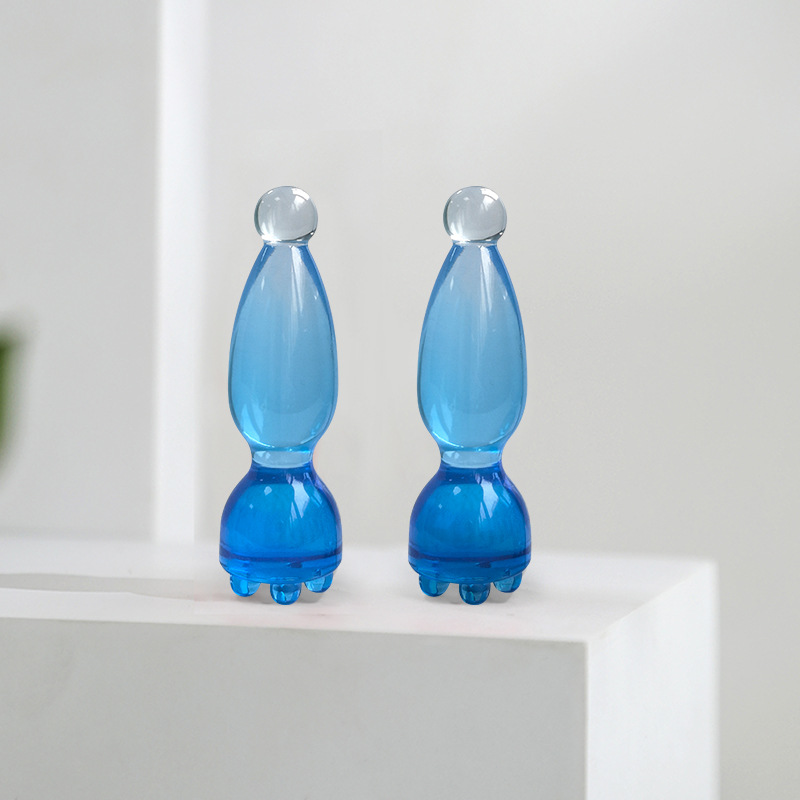 Lopa pequeño ojo músculo varilla masajeador facial acupuntura varilla facial yoga belleza elevación aceite esencial herramienta de combinación