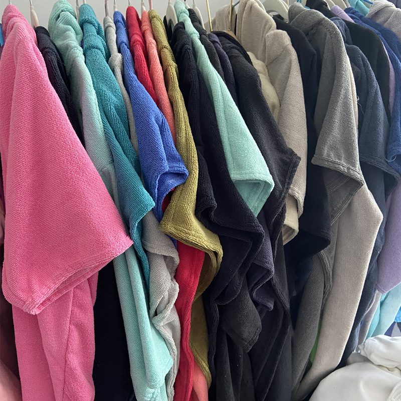 Amazon microfibra con capucha capa Toalla de baño de secado rápido buceo natación playa surf hombres y mujeres que cambian Albornoz