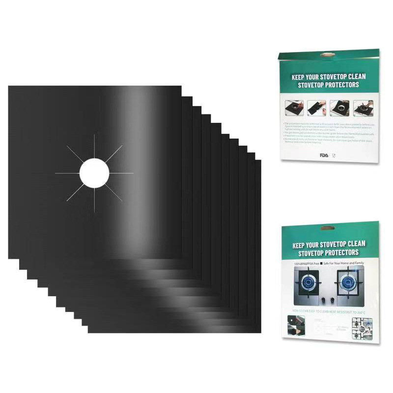 Almohadilla para estufa de gas de teflón Almohadilla protectora para estufa engrosada Almohadilla para tapa de estufa a prueba de combustible Almohadilla para estufa de gas antiadherente resistente a altas temperaturas