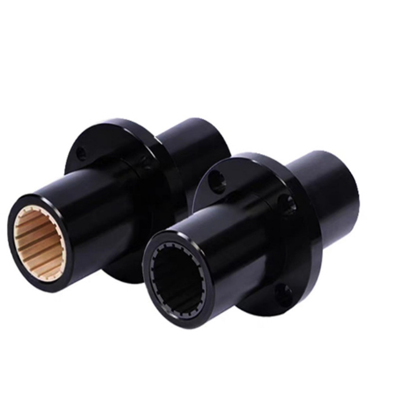 法兰直线轴承自润滑工程塑料轴套FJUM-01-10 12 16直线运动轴承