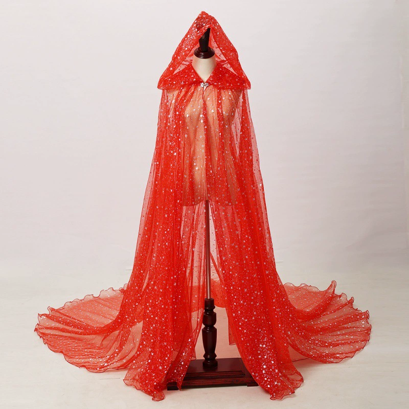 Shiny suit, black green red fuchsia trench coat with hood, halloween