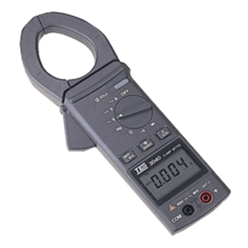 泰仕TES-3040H交流钩表 TES3040交流钳形表AC400/1000