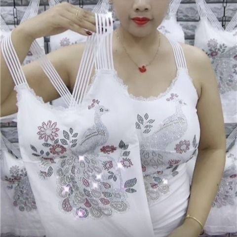弾力ストラップ夏の白い修身ネット赤女性シャツベスト女性中国風ストラップベスト女性|undefined