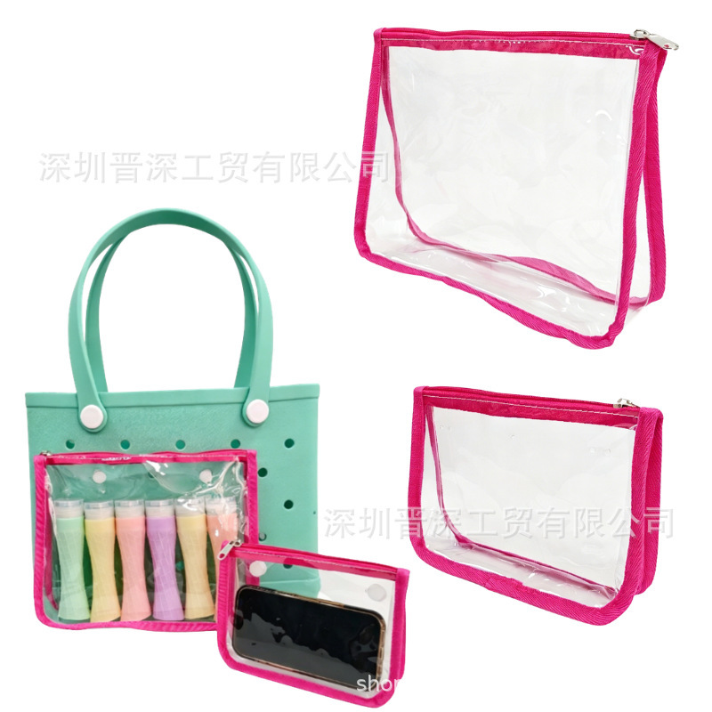 Amazon Cross-Border New Product Bogg Accessories Pvc Storage Bag Suitable for Beach Bags, Toiletry Bags, Outdoor Portable Use