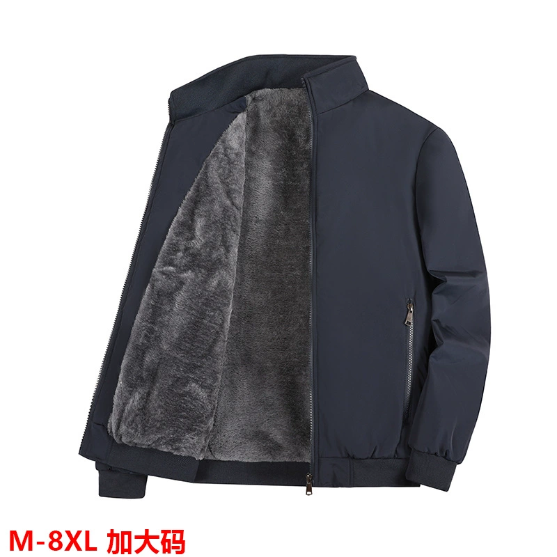 2023 новое зимнее Мужское пальто с хлопковой подкладкой, деловое повседневное пальто, утолщенное модная теплая одежда больших размеров, прямые продажи с фабрики