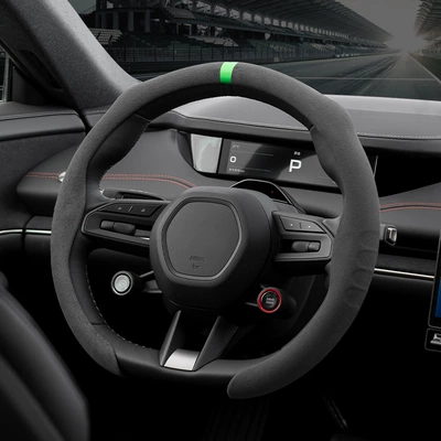 Sporty, Four-Season Handlebar Cover with — Steering wheel cover