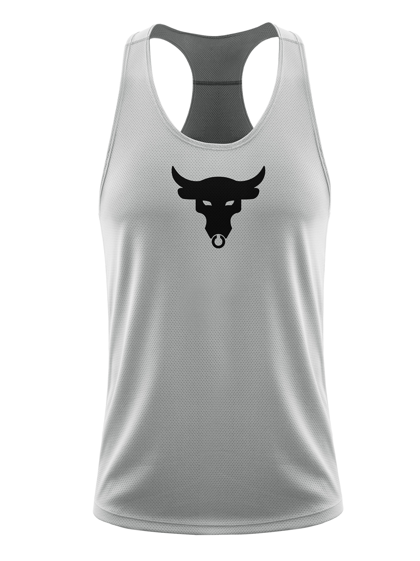 Hombres fitness entrenamiento muscular suelto I-Bull impresión mesh deportivo culturismo casual chaleco de hombro sin mangas