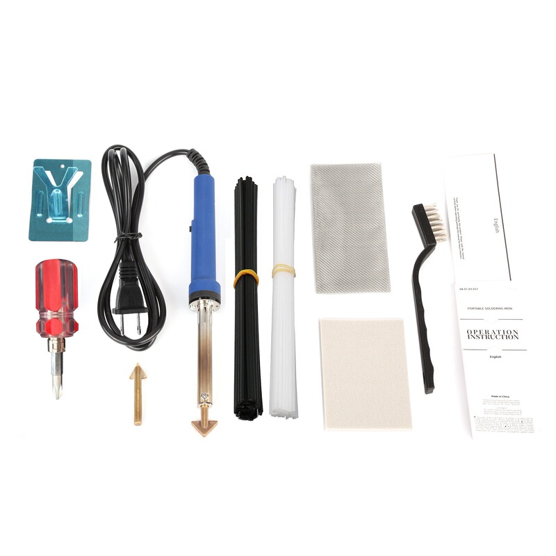 Factory Direct Sales Car Bumper Repair Tool Plastic Crack Hole Hot Melt Welding Gun Electric Soldering Iron Smoothing