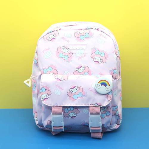 Book bag for girls, primary school students, cute and versatile,  new style, unisex double shoulder bag