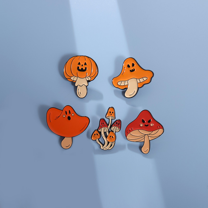 New foreign trade "poisonous mushroom" style plant series medal…