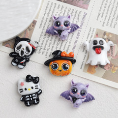アニメdiy樹脂アクセサリーかわいいハロウィーンクリームヘアピン携帯ケース靴ボタンキーホルダーペンダント