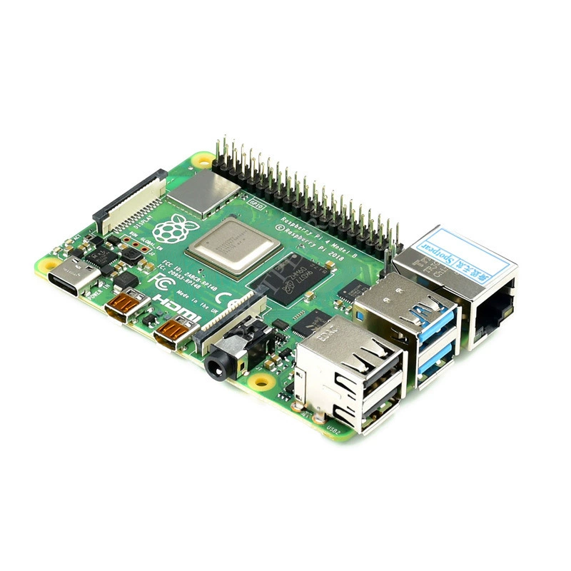 Однокристальный компьютер Raspberry Pi 4 Model B, 1/2/4/8 ГБ ОЗУ