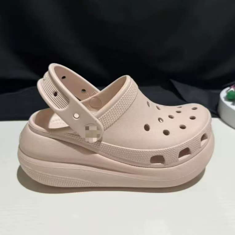 Platform Clogs Sandals With Thick Sole And Comfortable Cushioning_voghion.com