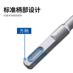 Drill Bit, Electric Hammer Drill Bit, Wall Slotting, Straight Handle Without Twist Drill Bit, Square Handle Alloy Chisel