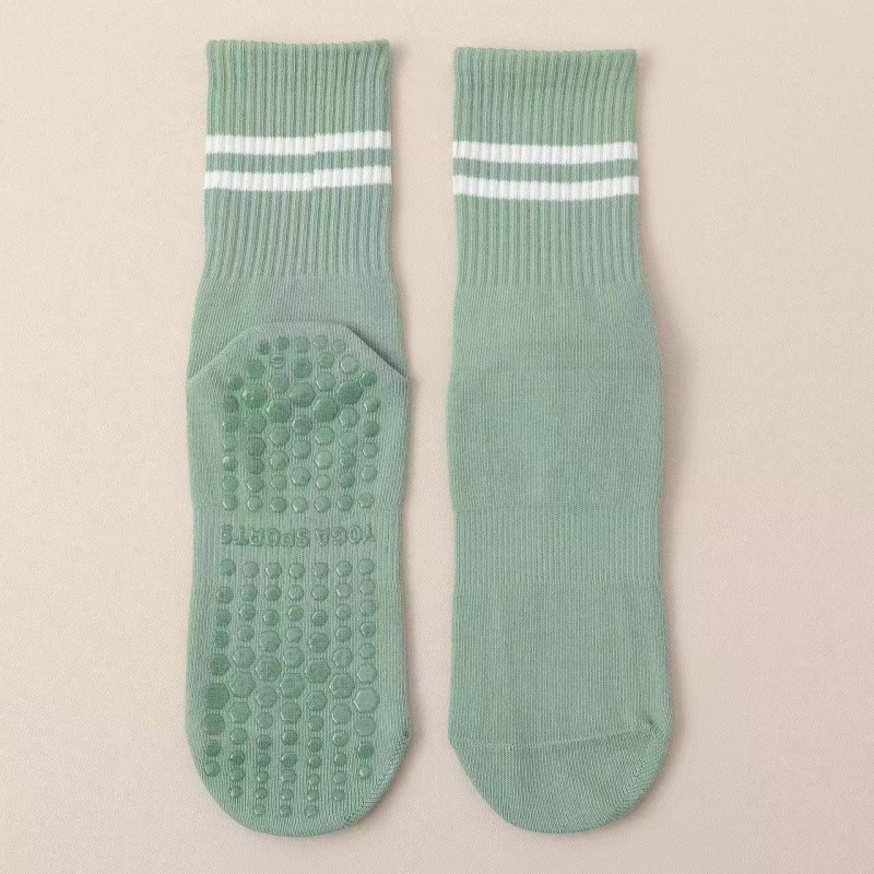 Pantalones de medias para niños y niñas, puntos antideslizantes, pantalones de medias para interiores, calcetines deportivas paralelas casuales coreanas al aire libre.