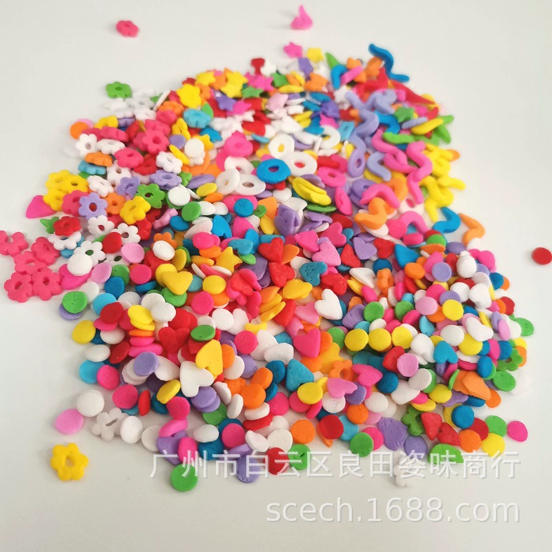 Сахарные хлопья из Испании, круглые диски, круги, звезды, сердечки, для выпечки тортов, кондитерских изделий, съедобное украшение, цветной сахар, цветные бусины 500г