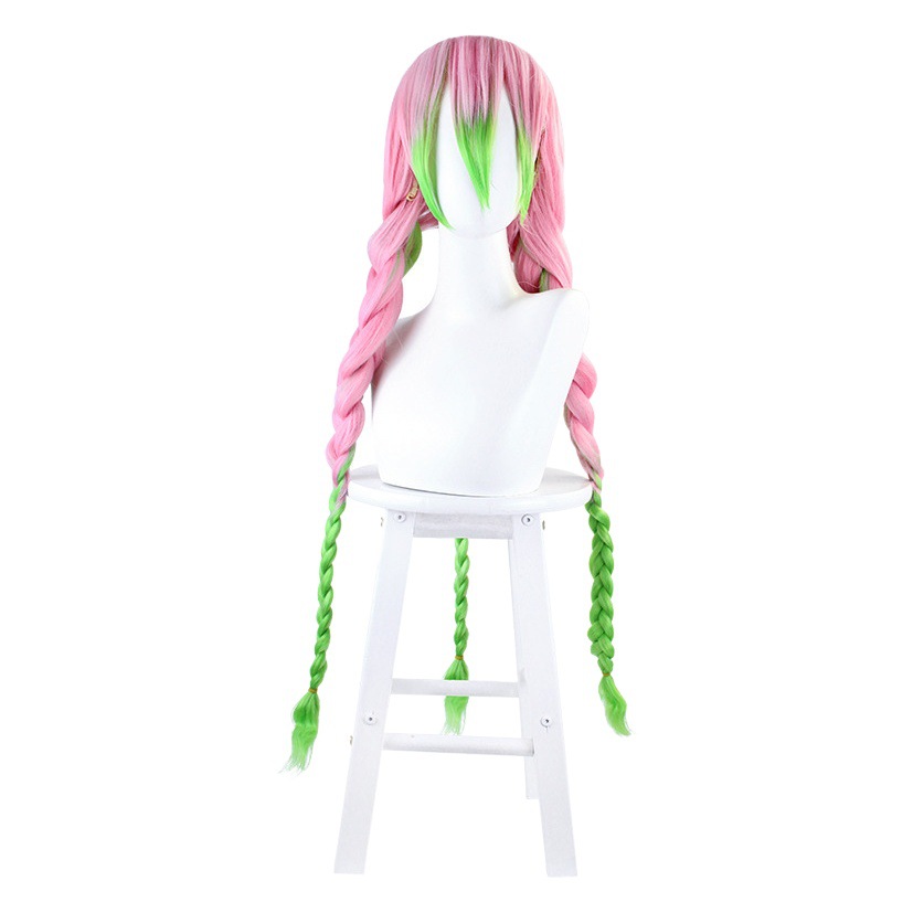 Ghost Blade Mansi miel vidrio peluca gradiente color negrita giro trenzado modelado cos peluca larga