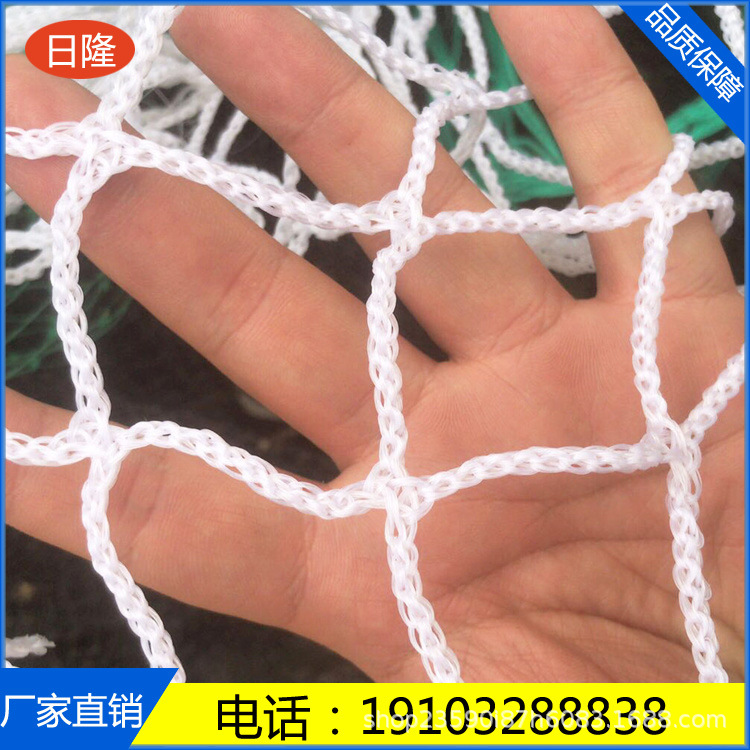 白色涤纶无结网 高尔夫球场网 安全防护网