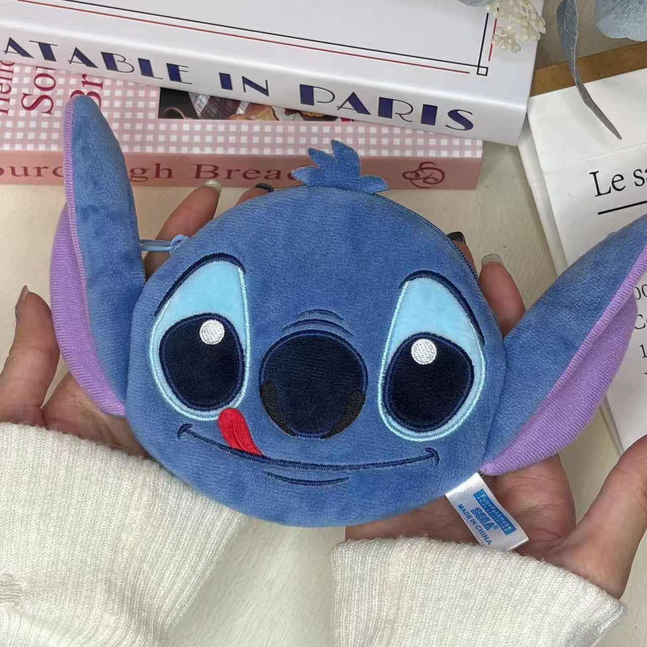 Gato japonés autobús Geely llaveros juguetes de peluche muñecas niños monedas bolsas de cambio muñecas