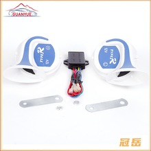 汽车喇叭蜗牛式喇叭电子喇叭12V通用跨境货源厂家批发重低音