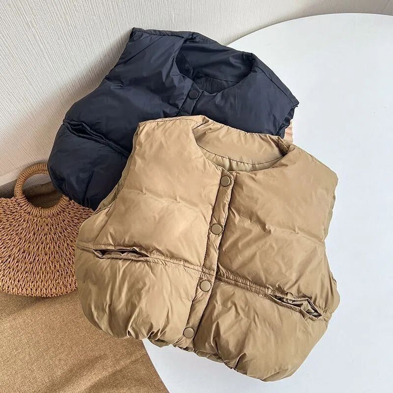 Demi-season children's winter warm vest for boys for leisure