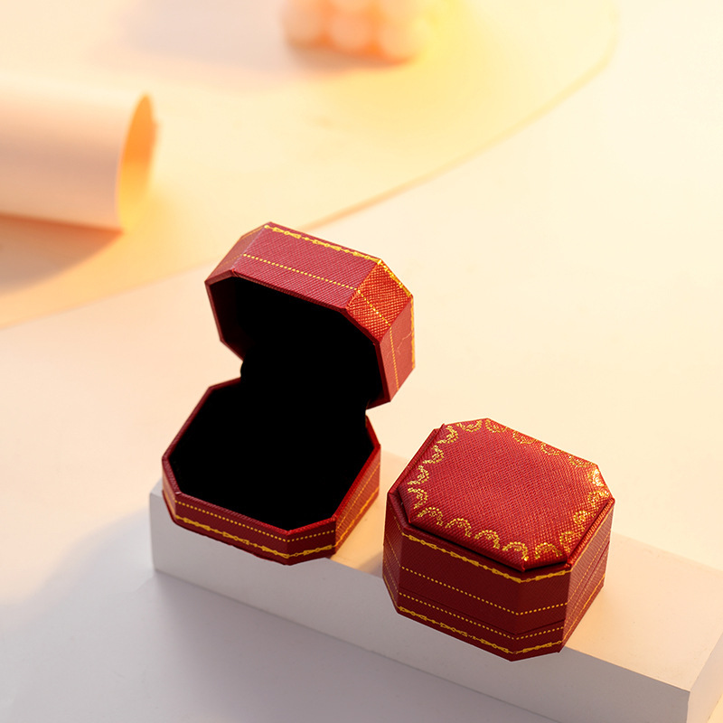 Fuente de fábrica ins caja de joyería de terciopelo caja de anillo pendientes caja de collar caja de brazalete caja de joyería caja de embalaje al por mayor
