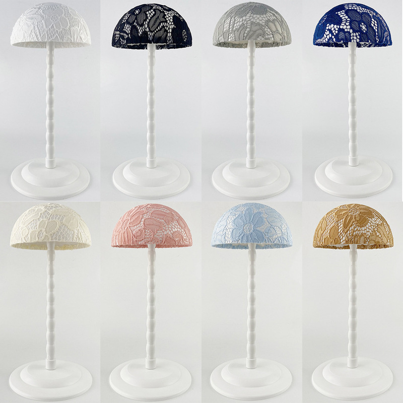 Wig Block Lace Stand Hat Wig Display Support Rack Hair Block Storage Plastic Drag Wig Store Factory Display