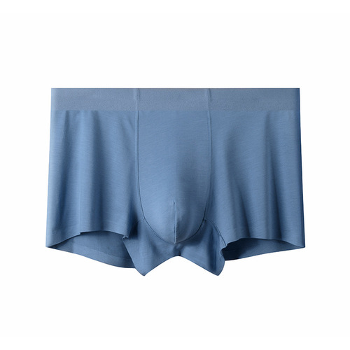 60 Count Modal Men's Underwear Seamless Breathable Antibacterial Men's Boxer Briefs Mid-waist Large Size Underwear Youth Wholesale