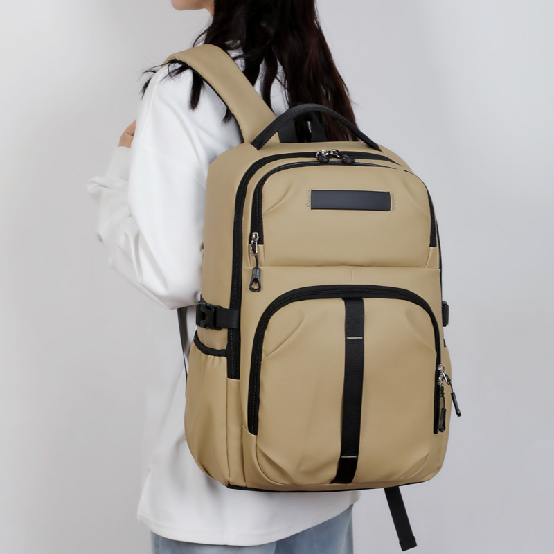 Mochila multifuncional de empalme a prueba de salpicaduras de gran capacidad para hombres mochila de viaje mochila deportiva