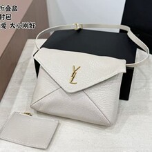2026新款杨老师日常通勤休闲慵懒风单肩斜挎信封包大容量手提链条