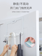 Door Behind Hook Clothes Rack No Nailing Door Back Clothes Hook Clothes Hanger Wall Mounted Closet Side Door Clothes Rack