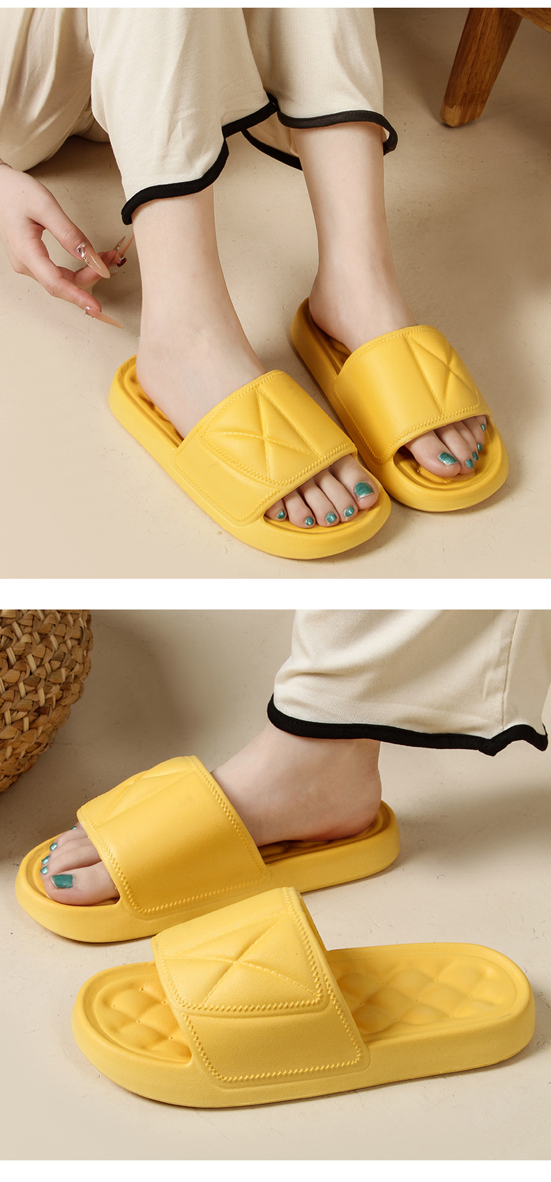 Comfortabele eva slippers voor dames en heren antislip badslippers_voghion.com