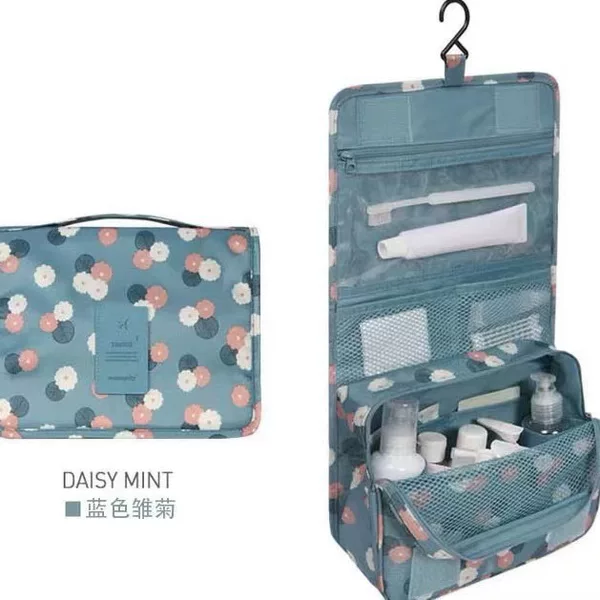 Korean Style Large-Capacity Travel Hook Bag Storage Bag Portable Toiletry Bag Cosmetic Bag Factory Supply