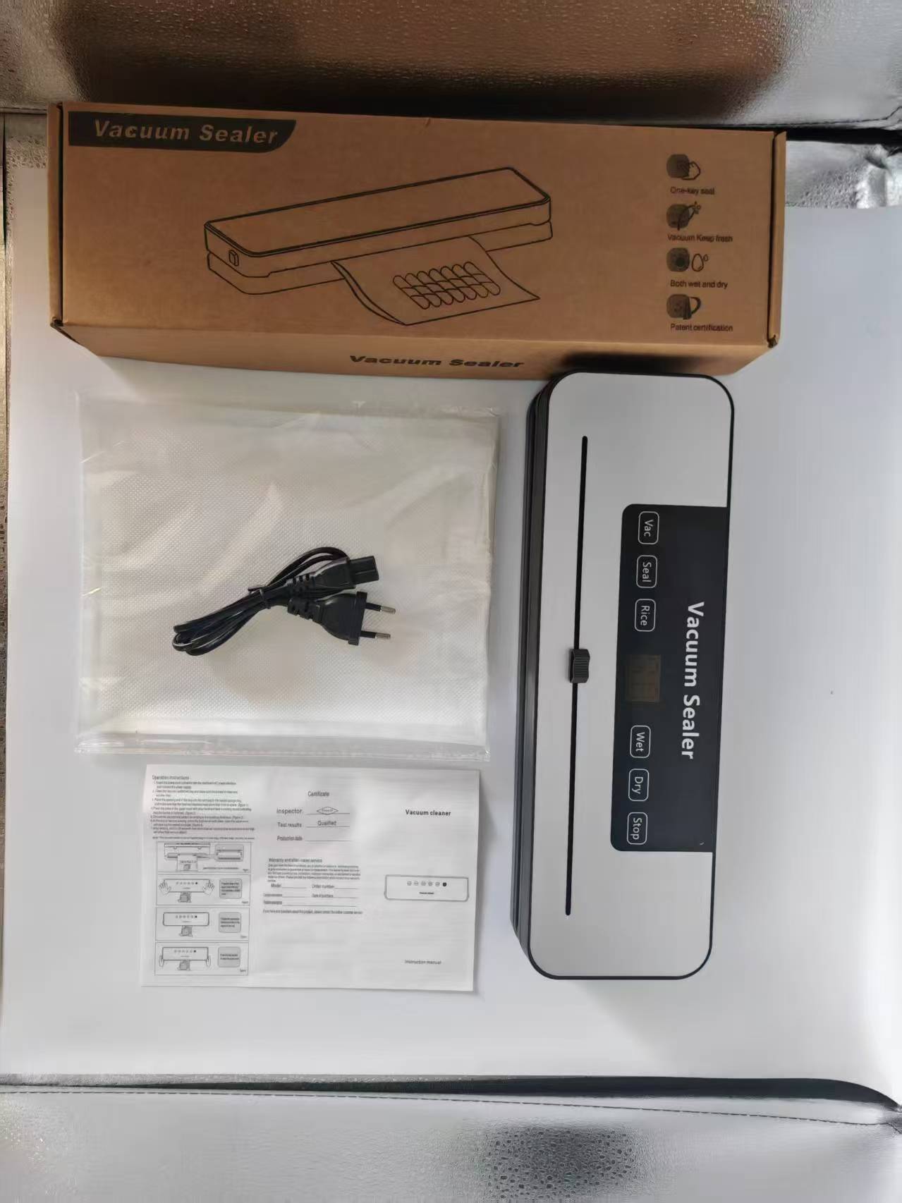 Vacuum sealer fully automatic food packaging dry and wet use