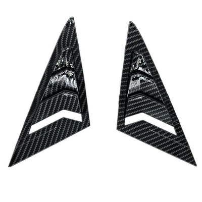 Suitable for Volkswagen Golf 7Th Generation 13-20 Front Triangular Window Blinds Modified to Decorate the Exterior of the Car Mustang Carbon Fiber (Şüşə kənarı xromları/moldingləri) - volkswagen-golf-7th-generation-13-20-carbon-fiber-pair